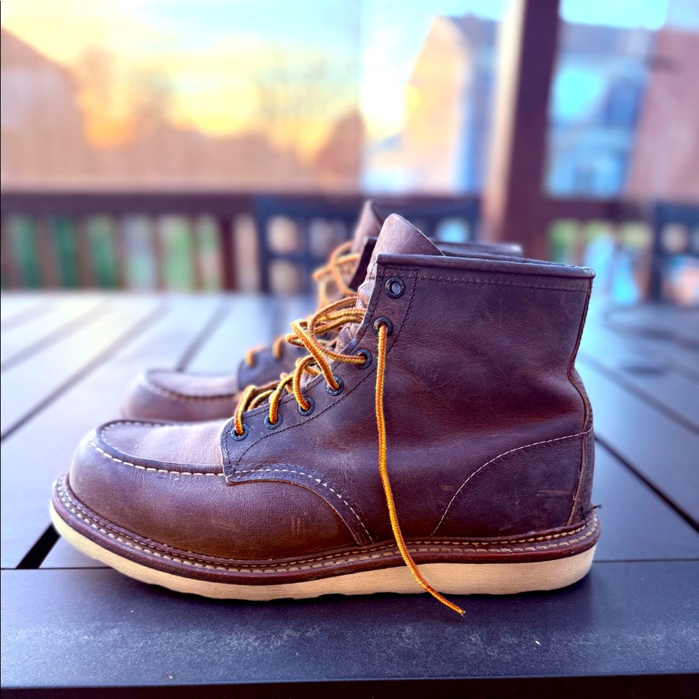 Redwing "Red Wing" Moc Toe 8883. Size 10